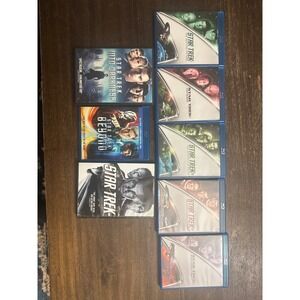 Star Trek Movie Lot 8 Films Blu-ray DVD Original Series Next Gen Kelvin Timeline